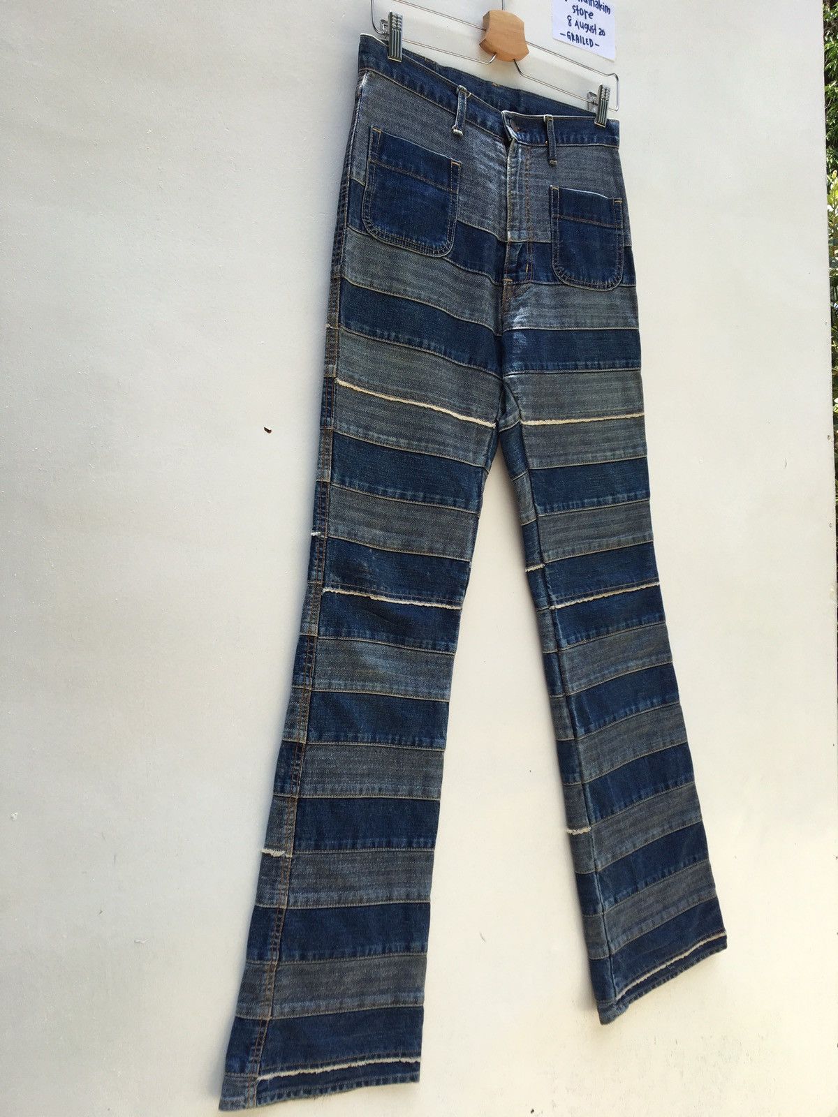 Hysteric Glamour Rare Kinky Hysteric Glamour Patchwork Design Jean Size US 29 - 2 Thumbnail
