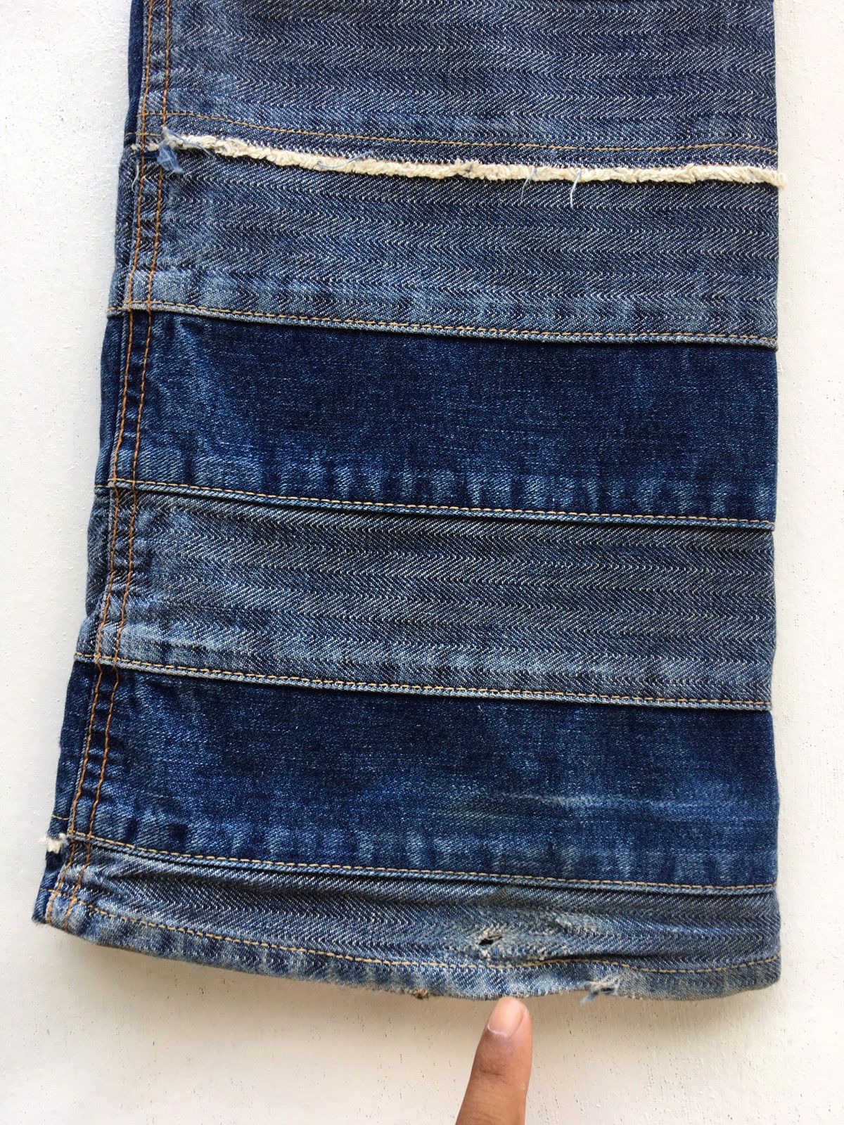 Hysteric Glamour Rare Kinky Hysteric Glamour Patchwork Design Jean Size US 29 - 23 Thumbnail