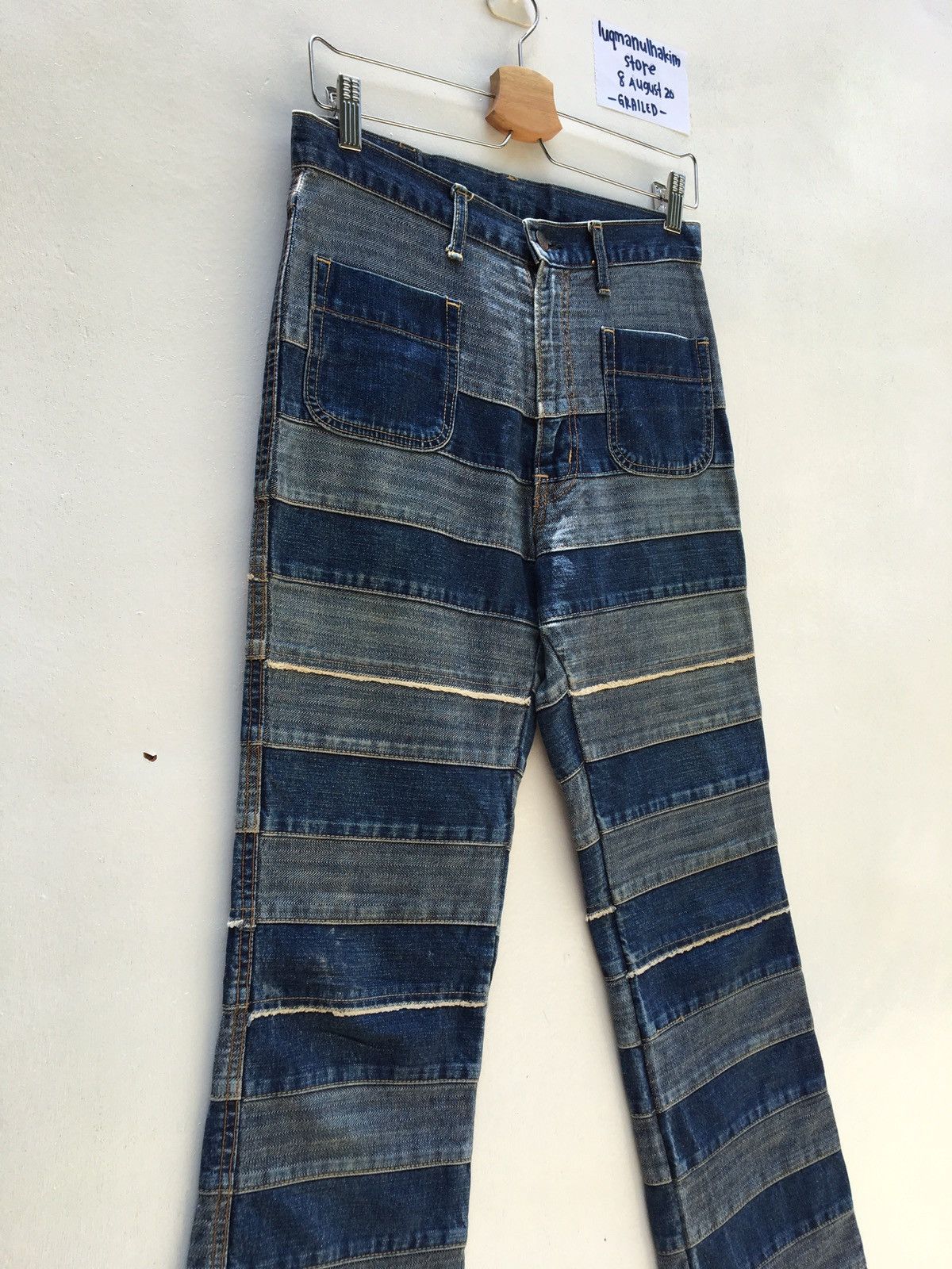 Hysteric Glamour Rare Kinky Hysteric Glamour Patchwork Design Jean Size US 29 - 5 Thumbnail