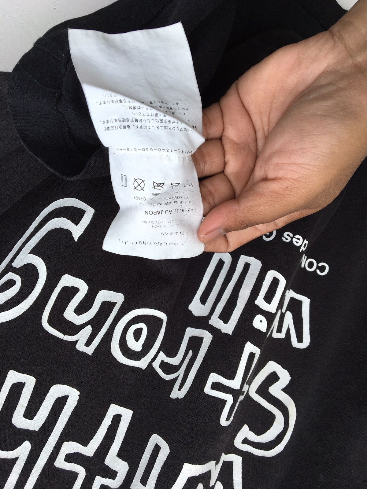 Comme des Garcons Rare Comme des garcons Words Printed Tshirt Size US S / EU 44-46 / 1 - 10 Thumbnail