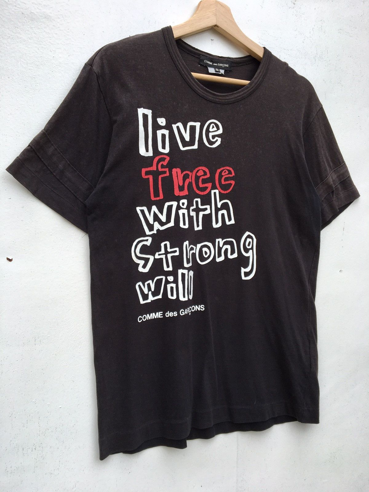 Comme des Garcons Rare Comme des garcons Words Printed Tshirt Size US S / EU 44-46 / 1 - 2 Thumbnail