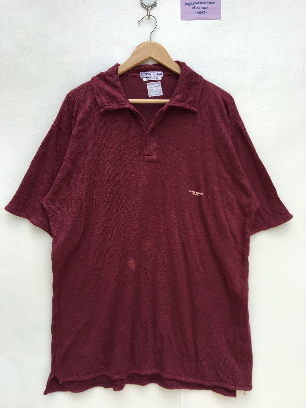 Stone Island Vintage Stone Island Marina Polo Shirt from SS 1995 Size US M / EU 48-50 / 2 - 3 Thumbnail