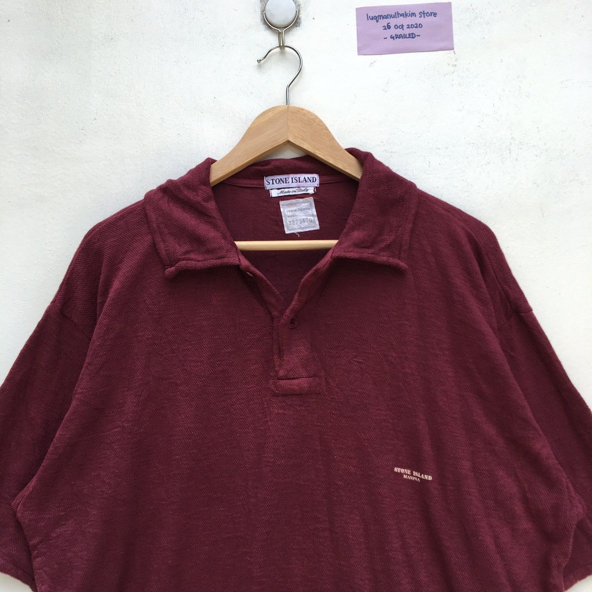 Stone Island Vintage Stone Island Marina Polo Shirt from SS 1995 Size US M / EU 48-50 / 2 - 6 Thumbnail