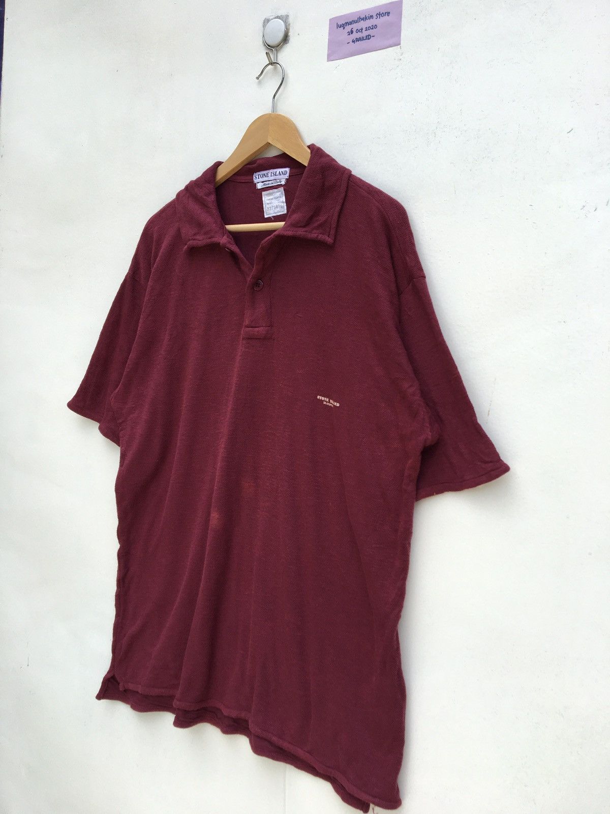 Stone Island Vintage Stone Island Marina Polo Shirt from SS 1995 Size US M / EU 48-50 / 2 - 5 Thumbnail