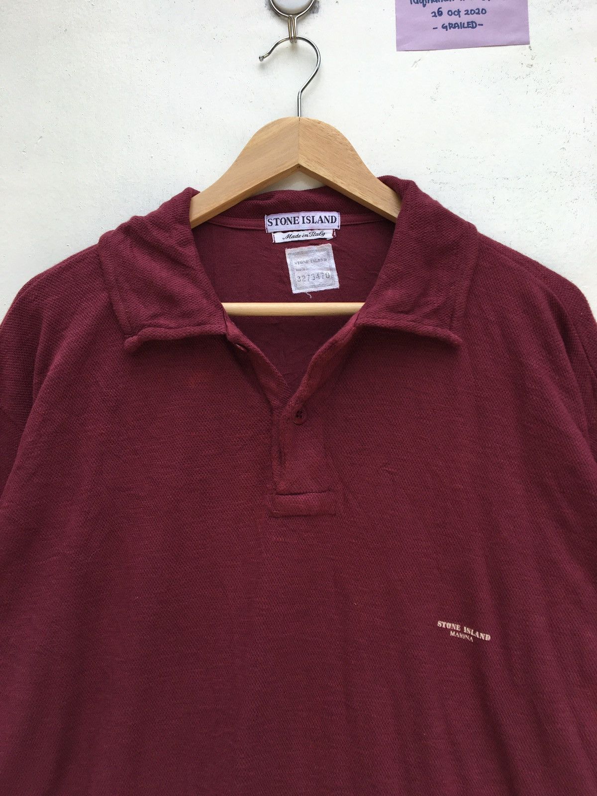 Stone Island Vintage Stone Island Marina Polo Shirt from SS 1995 Size US M / EU 48-50 / 2 - 7 Thumbnail