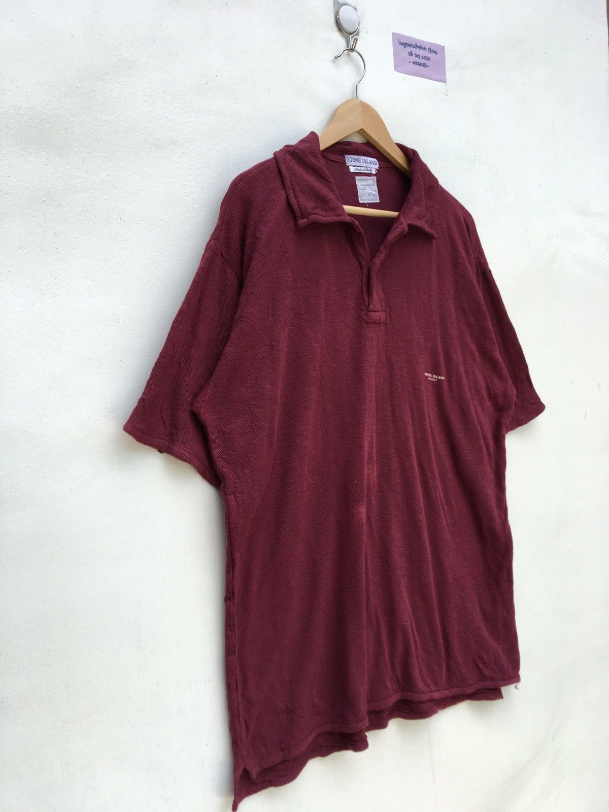 Stone Island Vintage Stone Island Marina Polo Shirt from SS 1995 Size US M / EU 48-50 / 2 - 4 Thumbnail