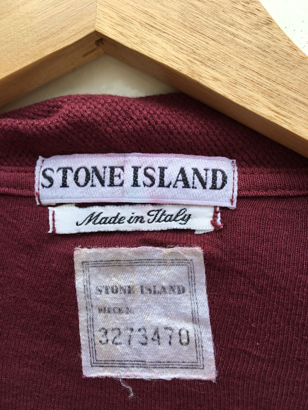Stone Island Vintage Stone Island Marina Polo Shirt from SS 1995 Size US M / EU 48-50 / 2 - 9 Thumbnail