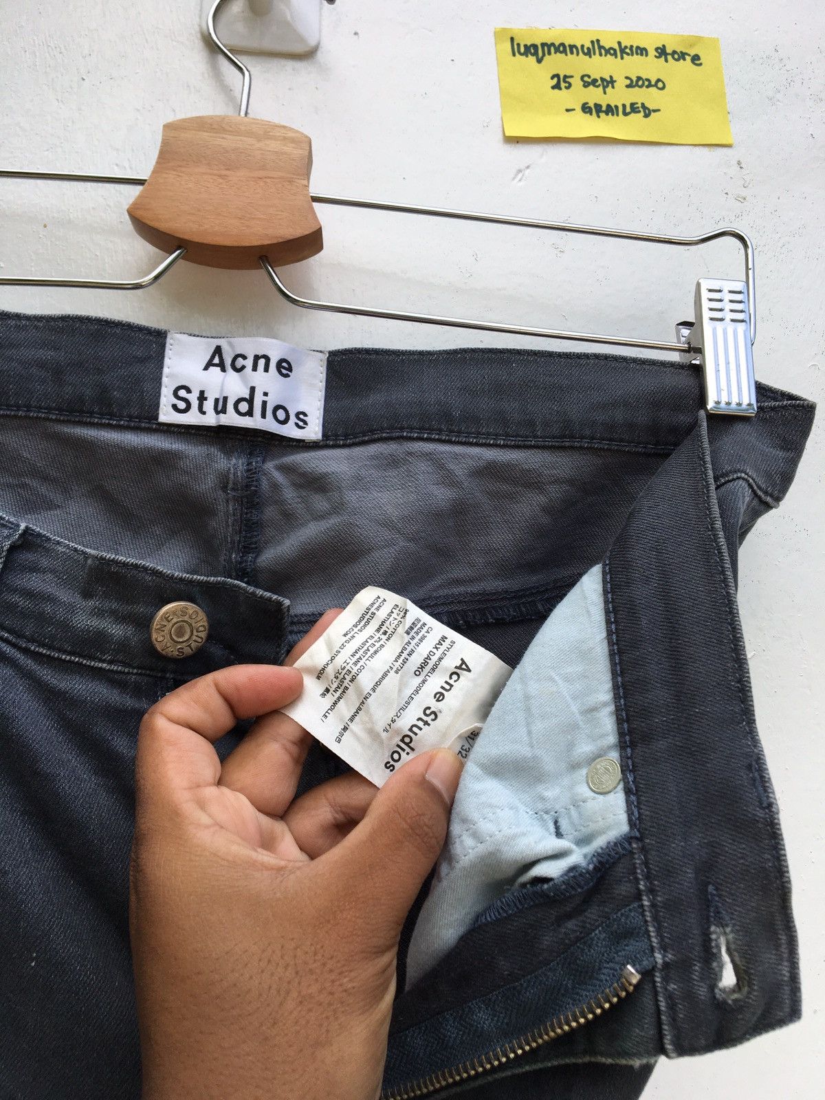 Acne Studios Rare Acne Studios Fitted Denim Pants Size US 32 / EU 48 - 11 Thumbnail