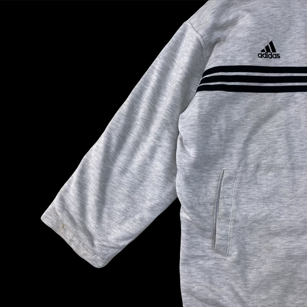 Adidas Adidas Descente 3 Stripes Quilted Jacket Size US L / EU 52-54 / 3 - 2 Thumbnail