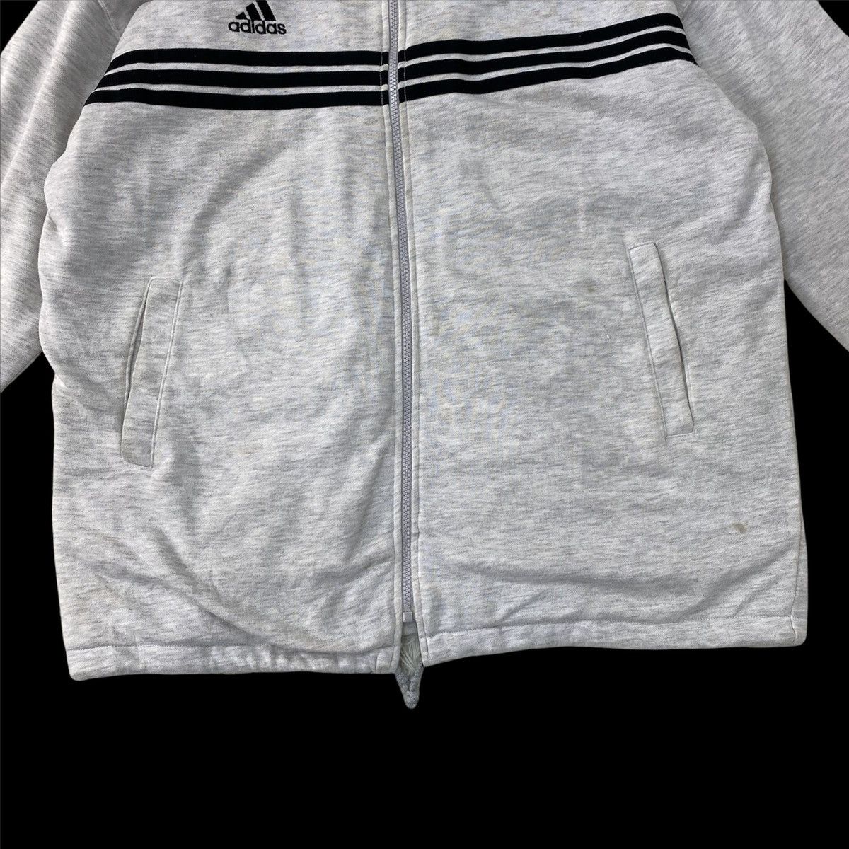 Adidas Adidas Descente 3 Stripes Quilted Jacket Size US L / EU 52-54 / 3 - 5 Thumbnail
