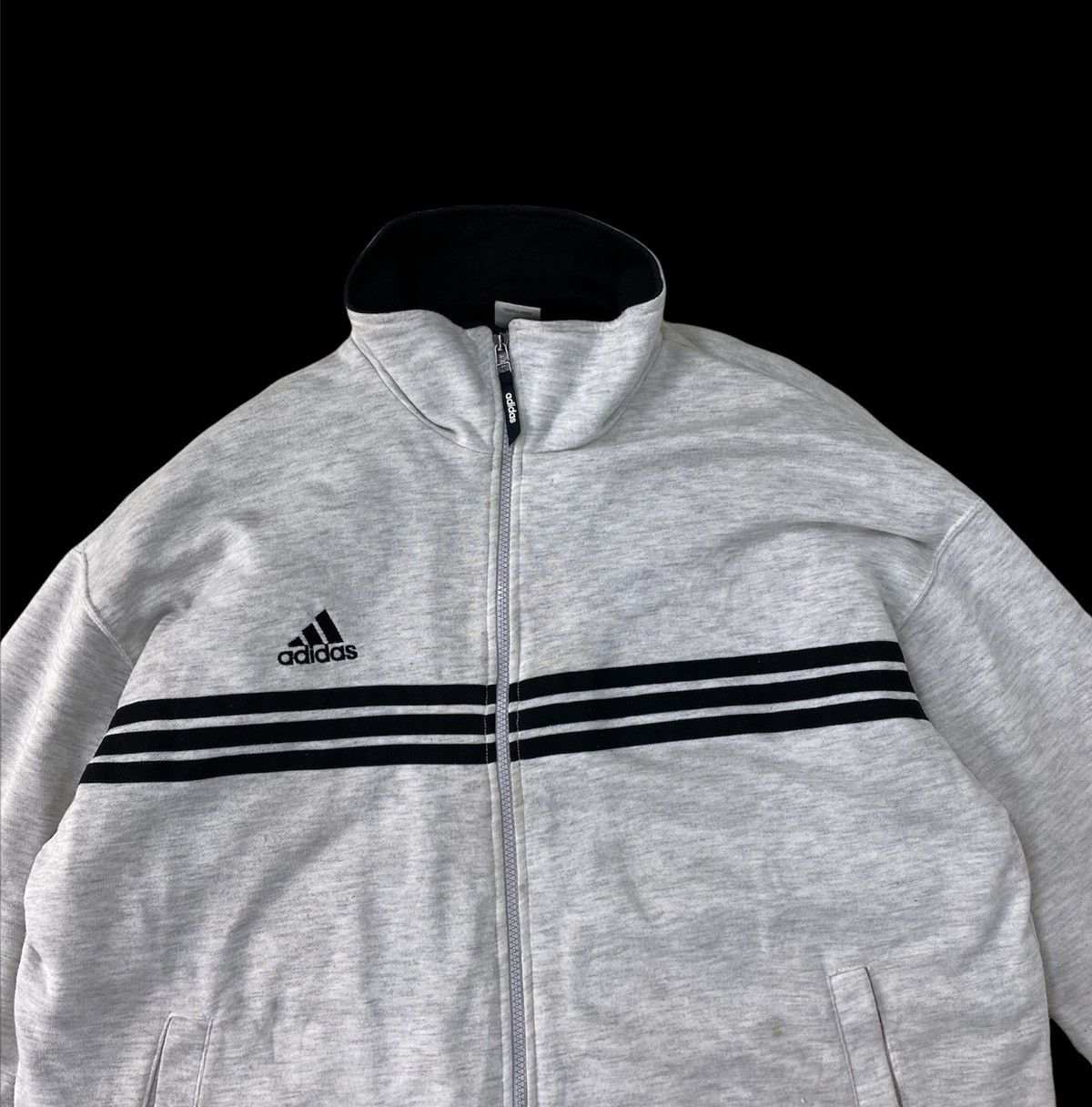 Adidas Adidas Descente 3 Stripes Quilted Jacket Size US L / EU 52-54 / 3 - 3 Thumbnail