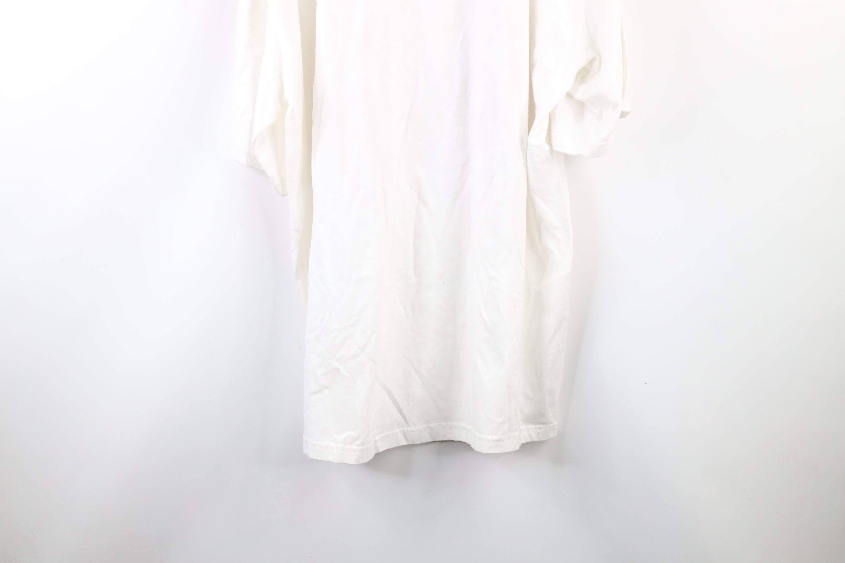 Marithe + Francois Girbaud × Vintage NOS Vintage 90s Marithe Francois Girbaud Link T-Shirt White Size US XXL / EU 58 / 5 - 15 Thumbnail