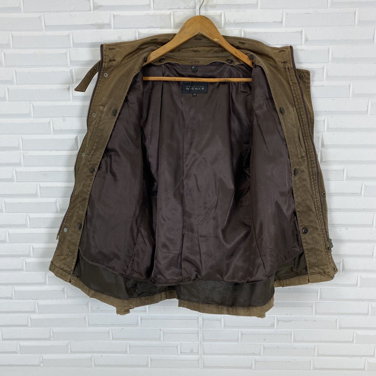 Designer Monsieur Nicole Military Style Jacket Size US M / EU 48-50 / 2 - 19 Thumbnail