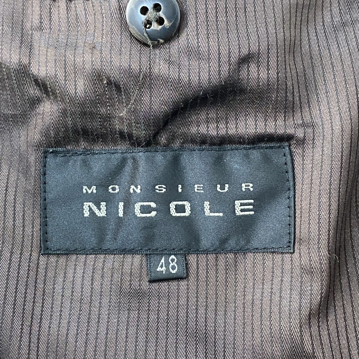Designer Monsieur Nicole Military Style Jacket Size US M / EU 48-50 / 2 - 22 Thumbnail