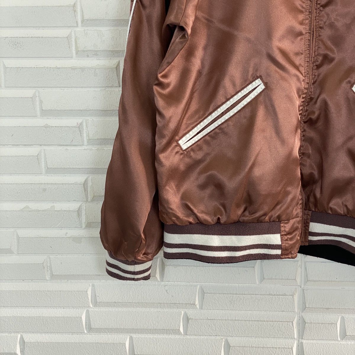 Japanese Brand 🔥LAST PRICE🔥 Browny Vintage Reversible Bomber Jacket Size US L / EU 52-54 / 3 - 14 Thumbnail