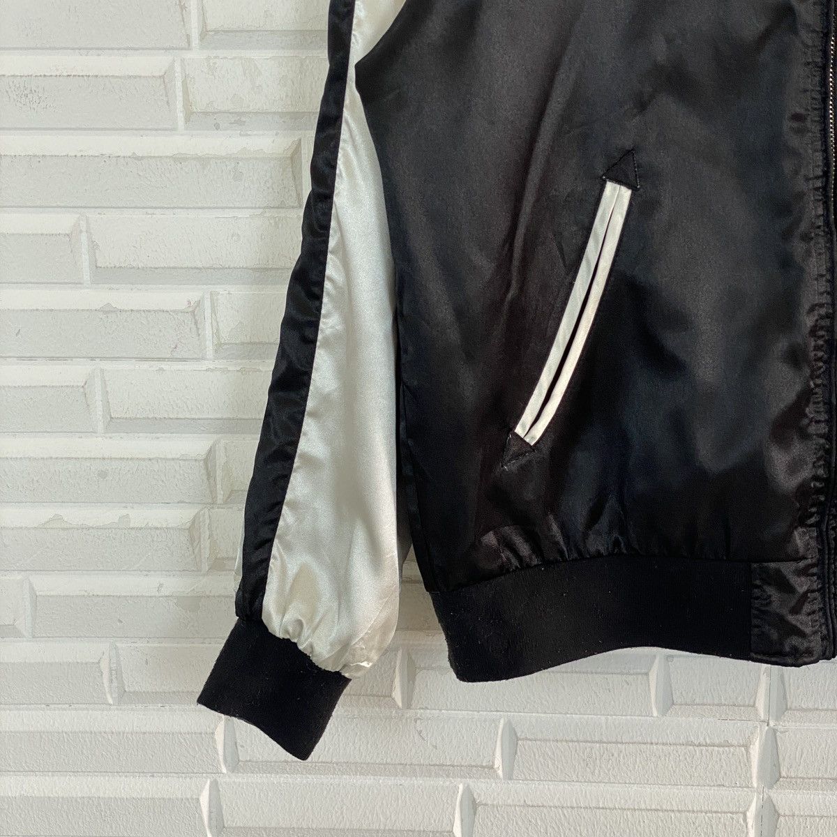 Japanese Brand 🔥LAST PRICE🔥 Browny Vintage Reversible Bomber Jacket Size US L / EU 52-54 / 3 - 3 Thumbnail