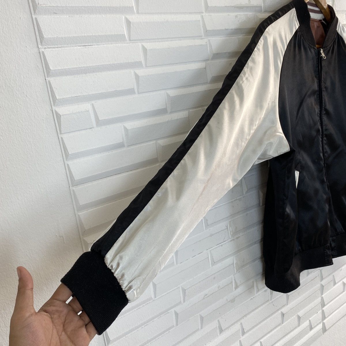 Japanese Brand 🔥LAST PRICE🔥 Browny Vintage Reversible Bomber Jacket Size US L / EU 52-54 / 3 - 8 Thumbnail