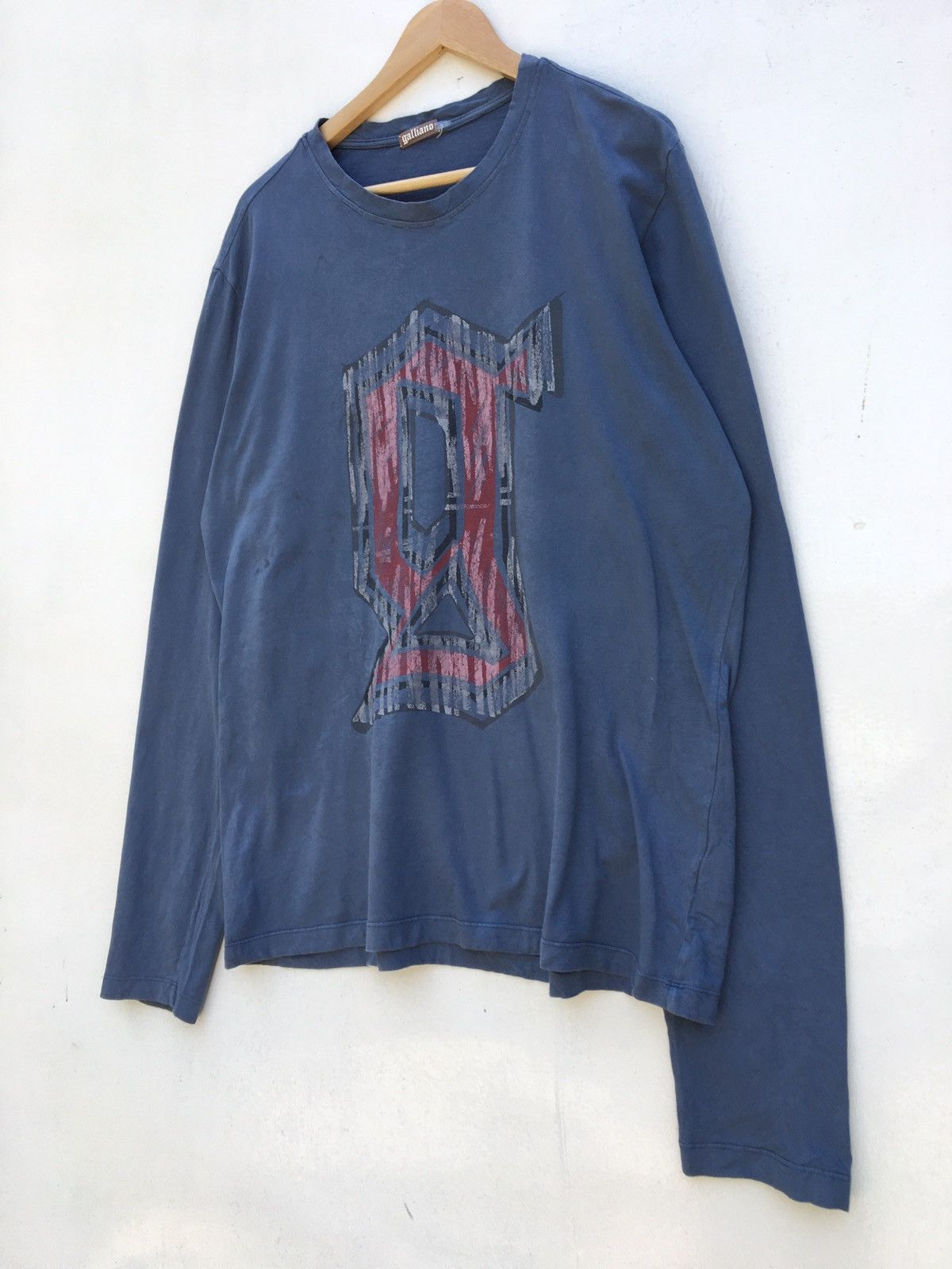 John Galliano Rare Design John Galliano Big Logo G Longsleeve Size US L / EU 52-54 / 3 - 4 Thumbnail