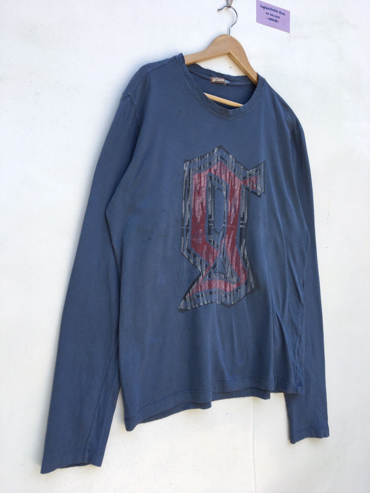 John Galliano Rare Design John Galliano Big Logo G Longsleeve Size US L / EU 52-54 / 3 - 3 Thumbnail