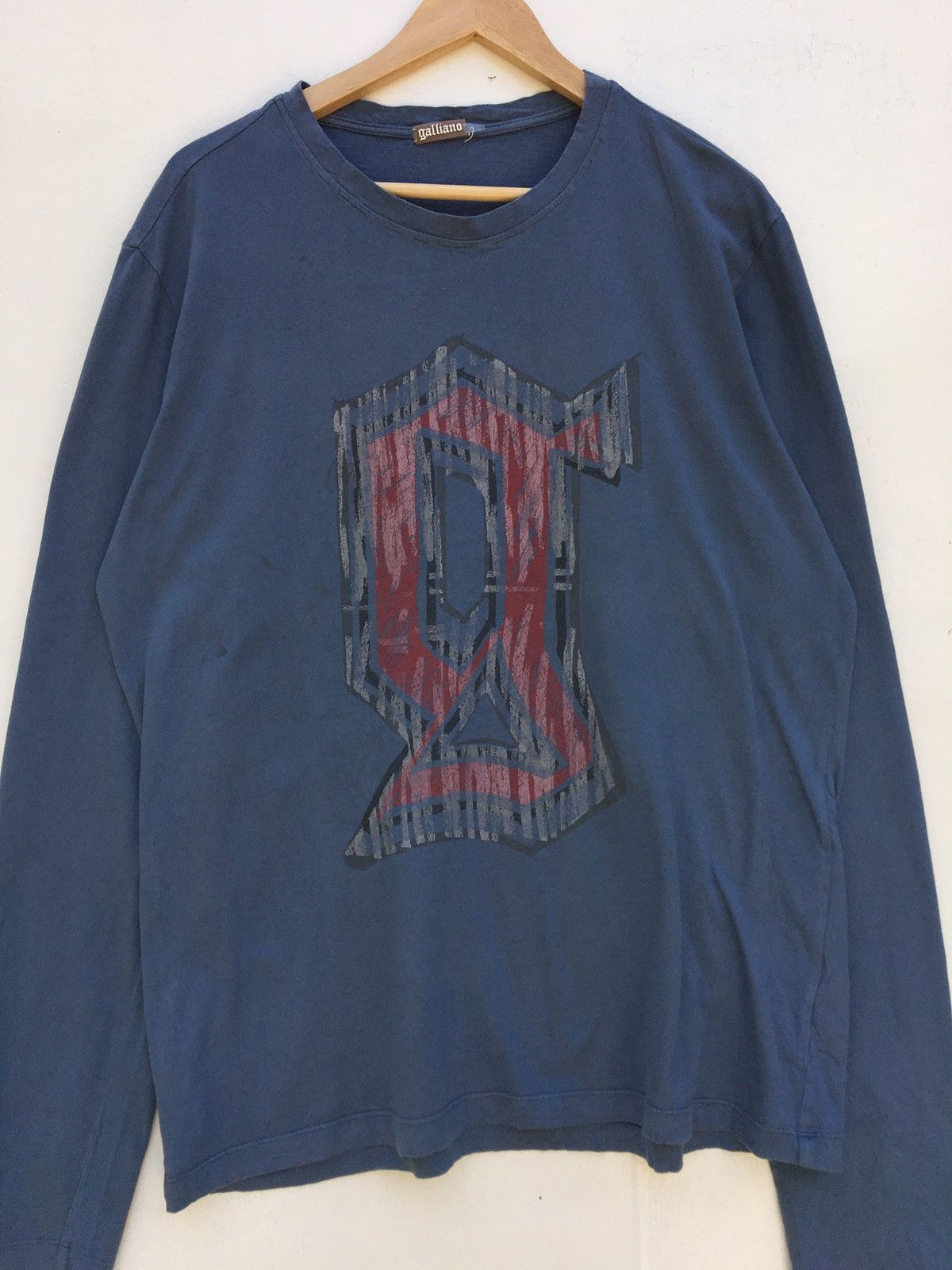 John Galliano Rare Design John Galliano Big Logo G Longsleeve Size US L / EU 52-54 / 3 - 5 Thumbnail