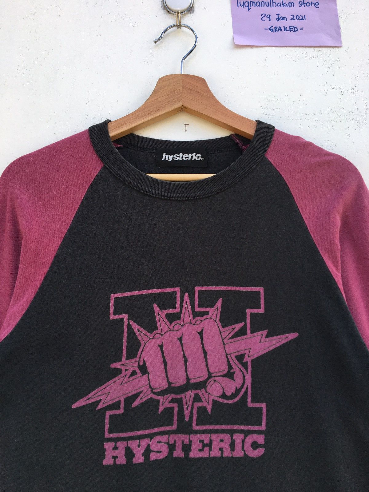 Hysteric Glamour Vintage Hysteric Glamour Spellout Longsleeve Size US XS / EU 42 / 0 - 5 Thumbnail
