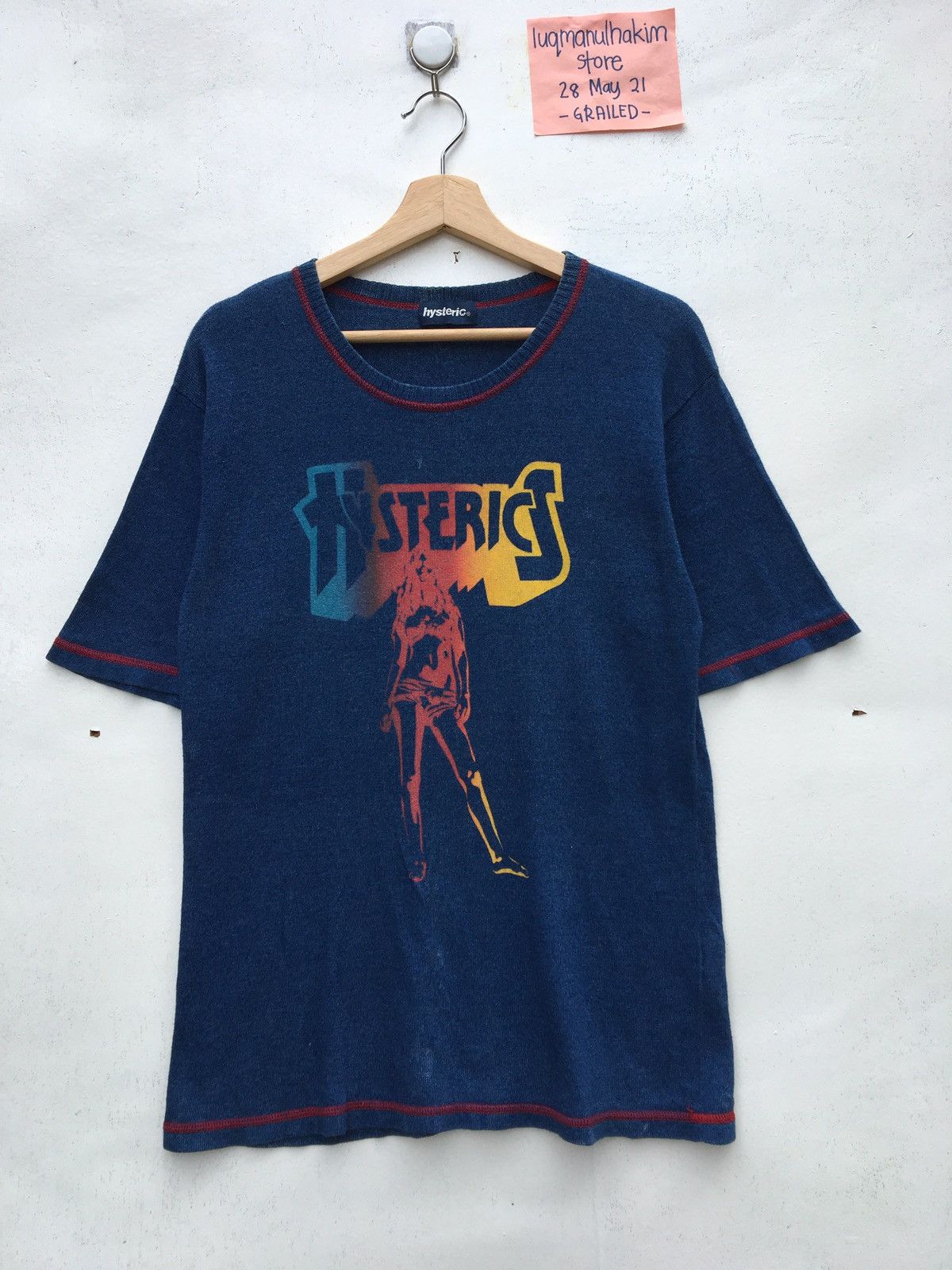 Hysteric Glamour Vintage Rare Hysteric Glamour Spellout Logo Tshirt Size US S / EU 44-46 / 1 - 2 Thumbnail
