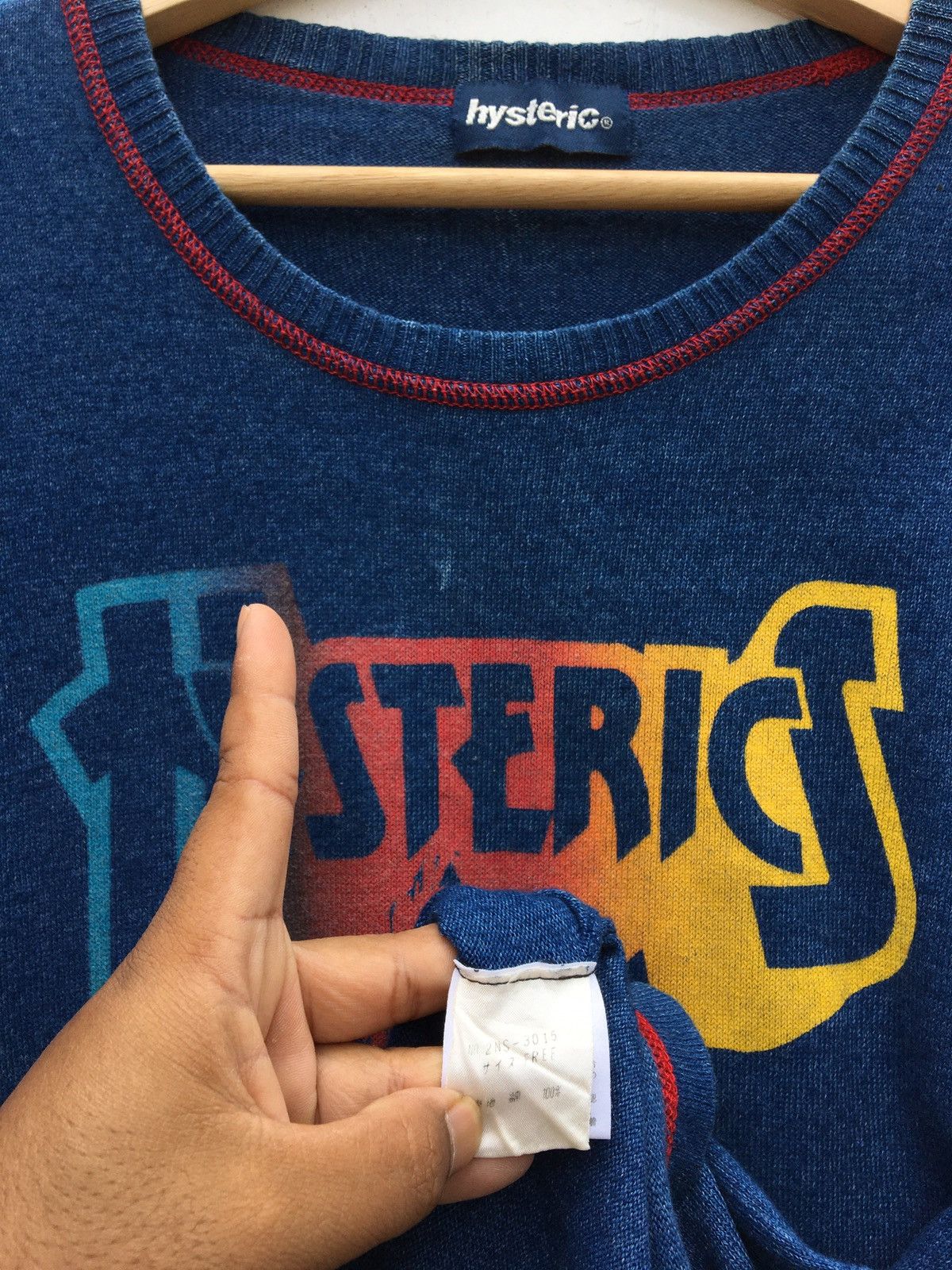 Hysteric Glamour Vintage Rare Hysteric Glamour Spellout Logo Tshirt Size US S / EU 44-46 / 1 - 10 Thumbnail