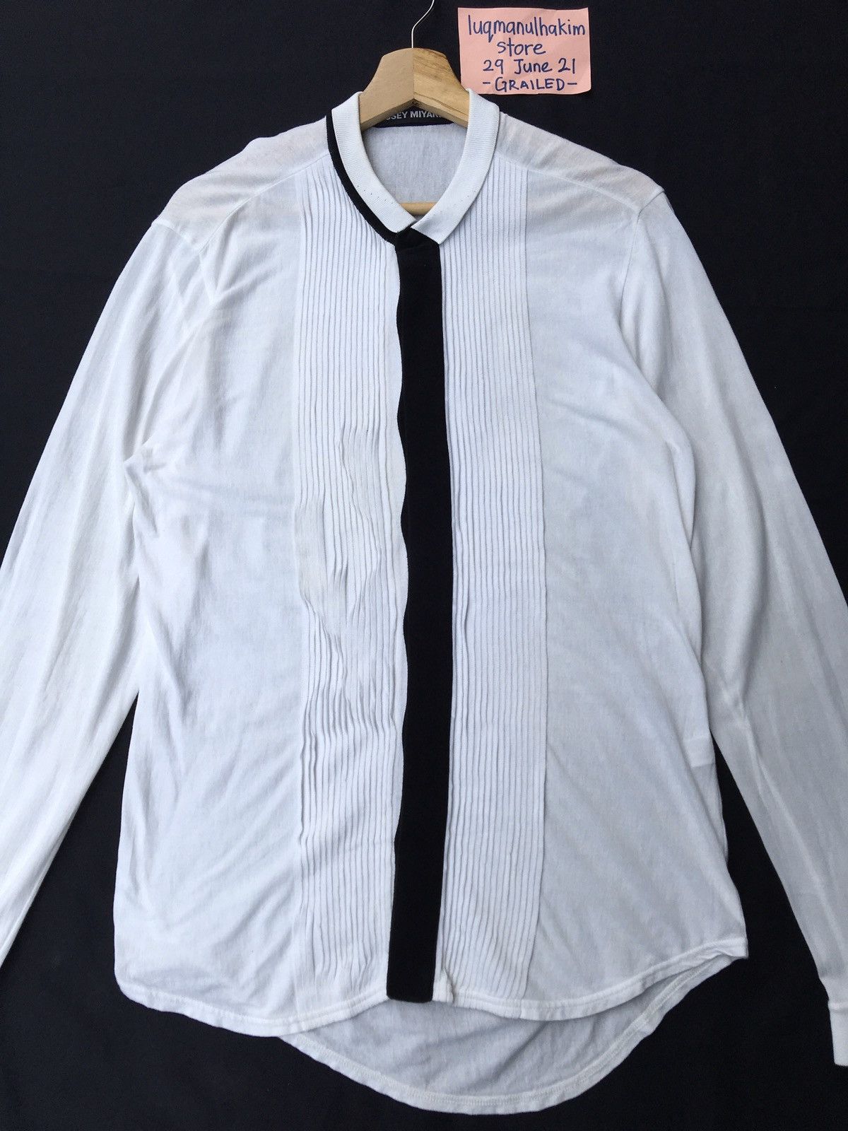 Issey Miyake Rare Issey Miyake Pleats White Shirt Size US M / EU 48-50 / 2 - 5 Thumbnail