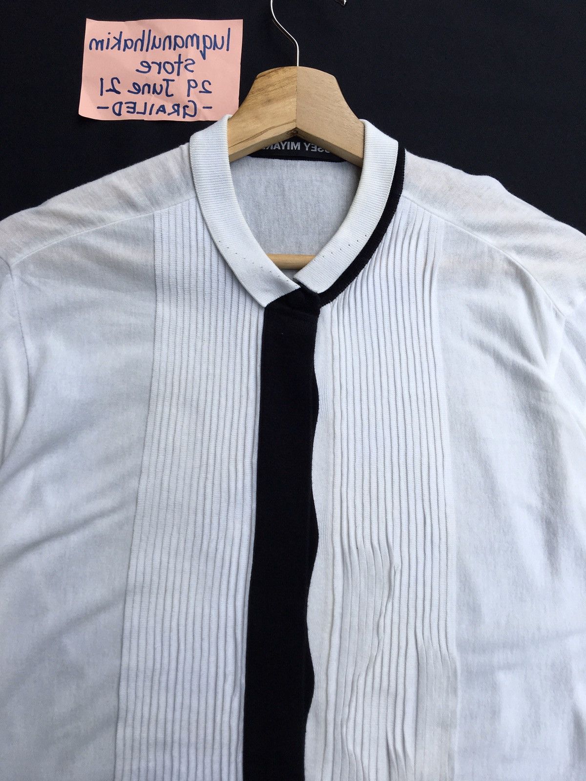 Issey Miyake Rare Issey Miyake Pleats White Shirt Size US M / EU 48-50 / 2 - 8 Thumbnail