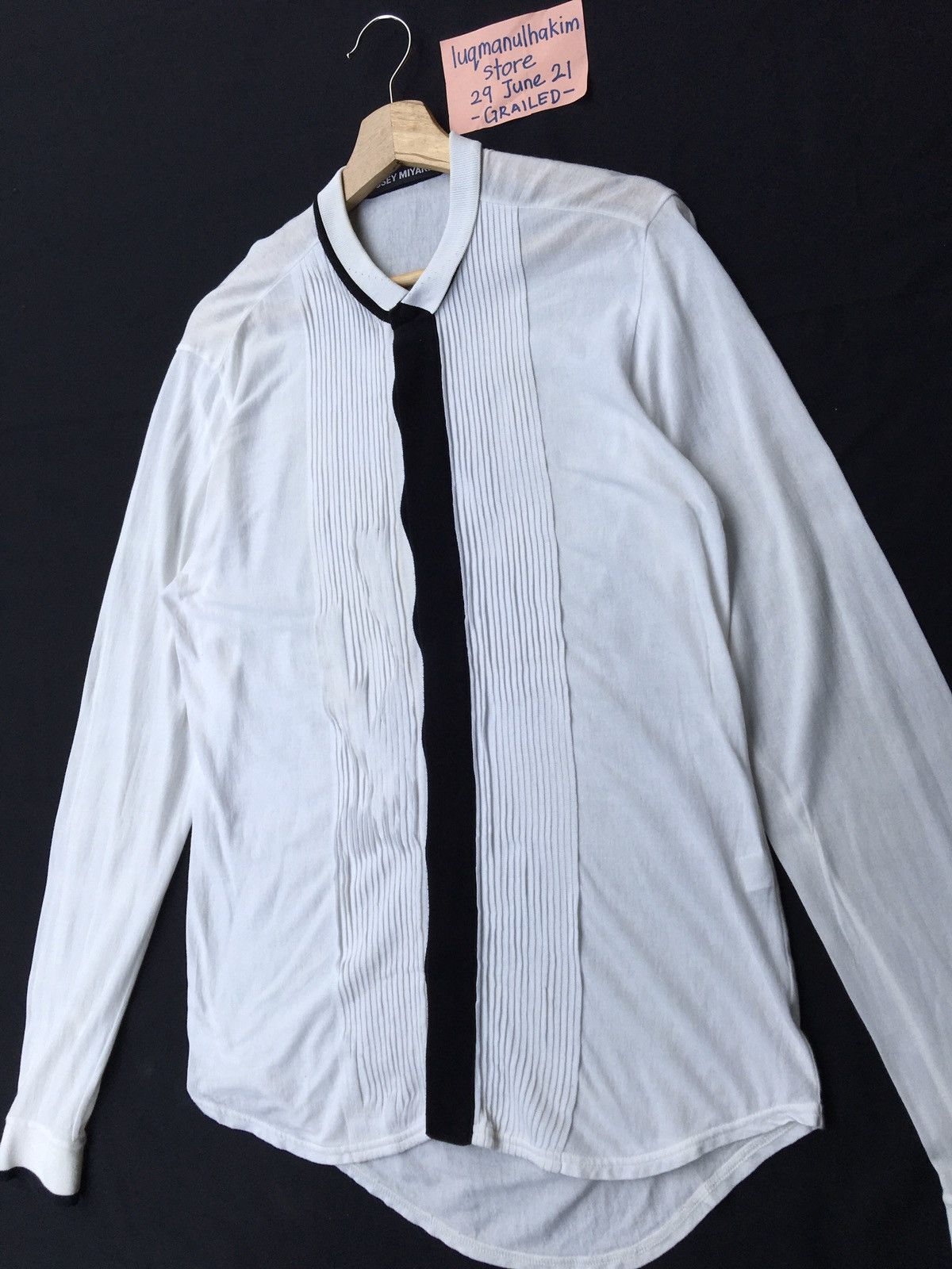 Issey Miyake Rare Issey Miyake Pleats White Shirt Size US M / EU 48-50 / 2 - 7 Thumbnail