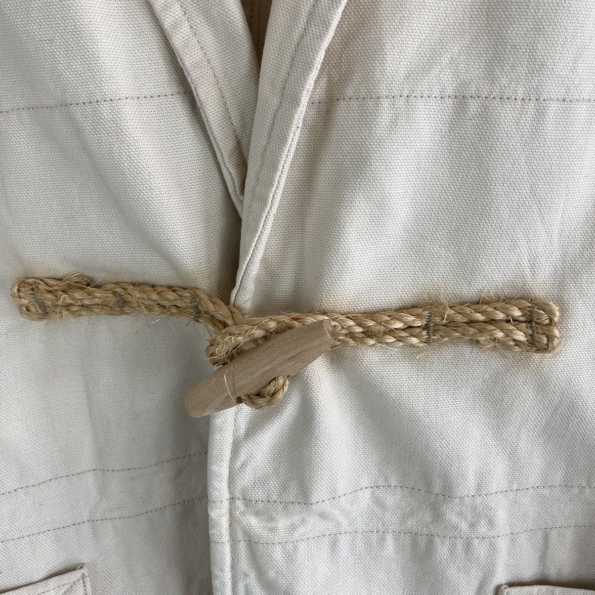 Kapital Kapital Single Wooden Toggle White Blazer/Coat Size US XS / EU 42 / 0 - 11 Thumbnail
