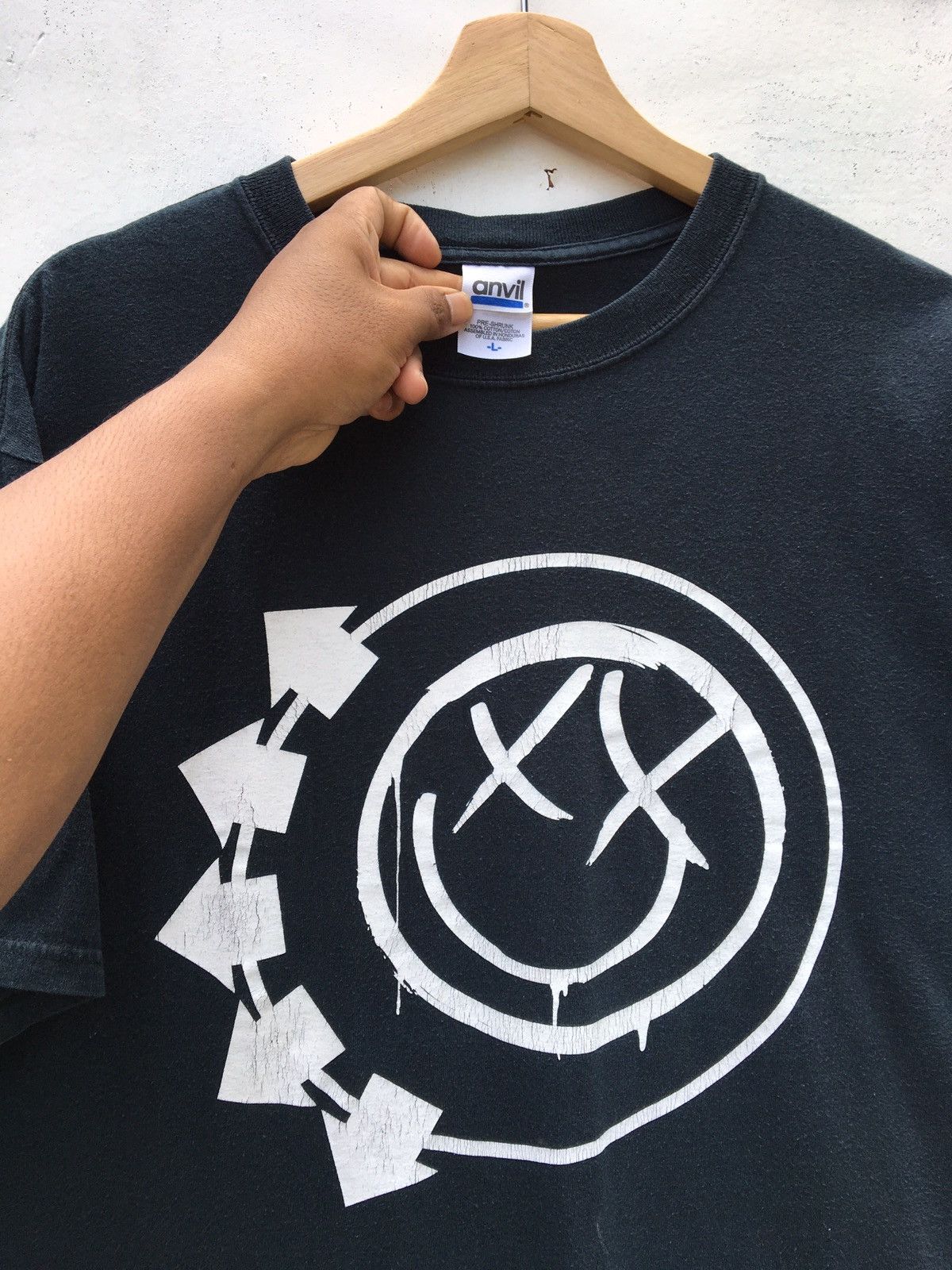 Band Tees Vintage Rare BLINK 182 Smiley Logo Tshirt Size US L / EU 52-54 / 3 - 7 Thumbnail
