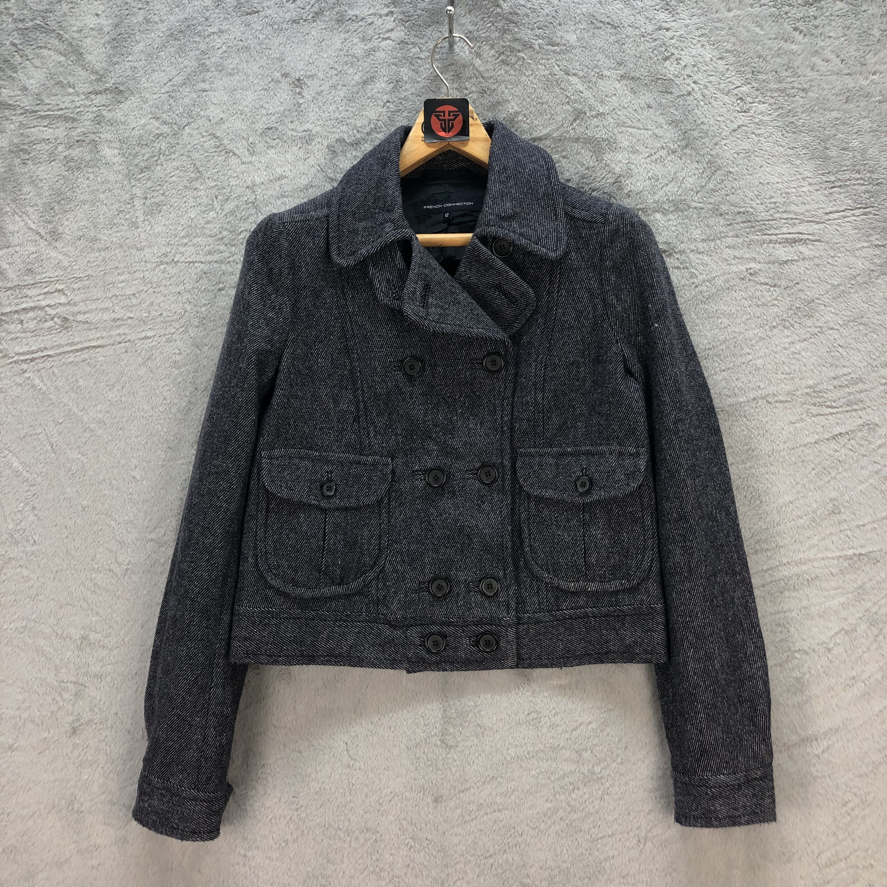 French Connection FRENCH CONNECTION CROPPED JACKET #6650-78 Size S / US 4 / IT 40 - 1 Thumbnail