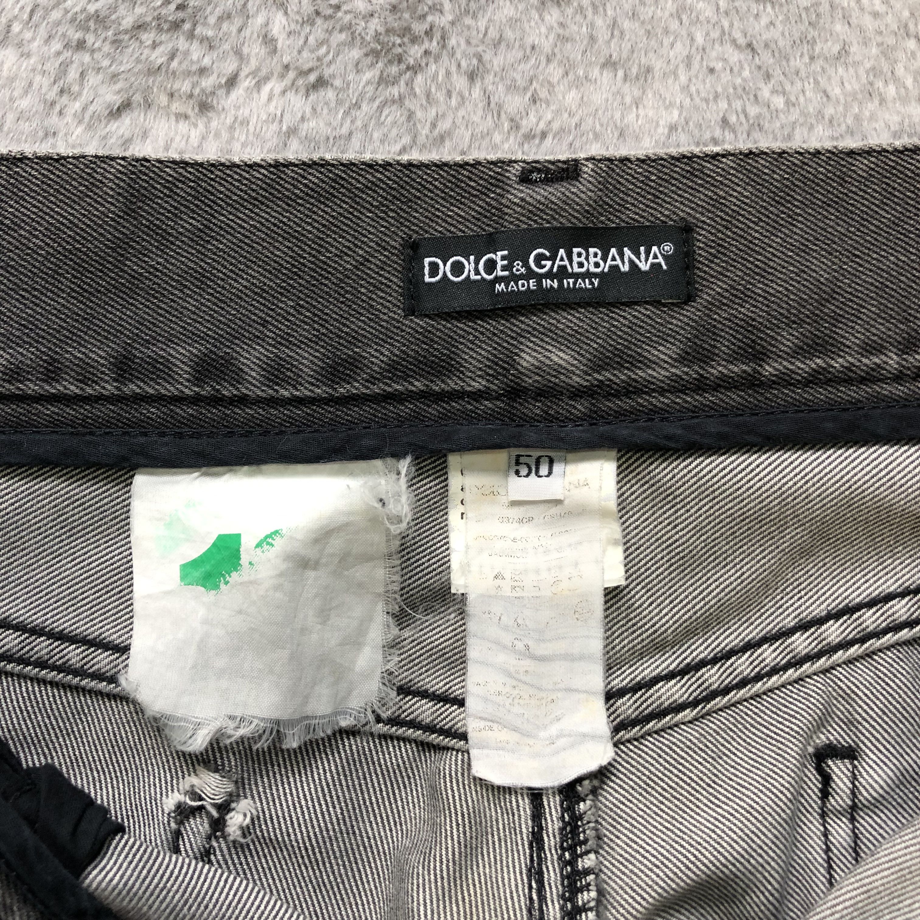Dolce & Gabbana TRASHED🔥 D&G LIGHT WASH DENIM PANT #6661-78 Size US 35 - 14 Thumbnail