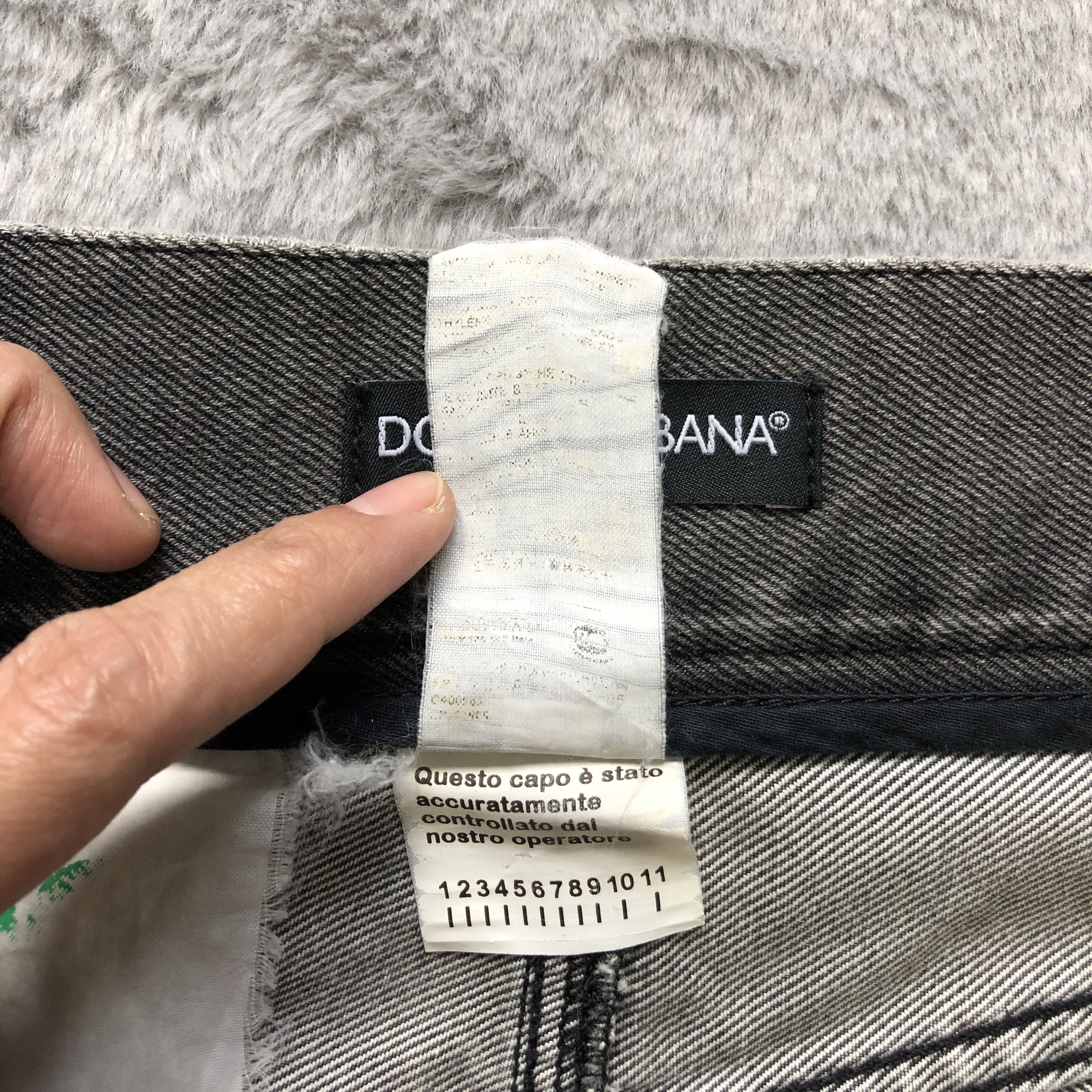 Dolce & Gabbana TRASHED🔥 D&G LIGHT WASH DENIM PANT #6661-78 Size US 35 - 15 Thumbnail