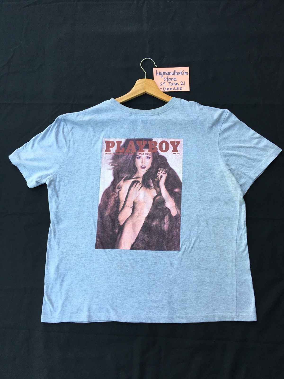 Playboy Vtg Playboy x Misguided Magazine Cover May2015 Print Tee Size US M / EU 48-50 / 2 - 2 Thumbnail