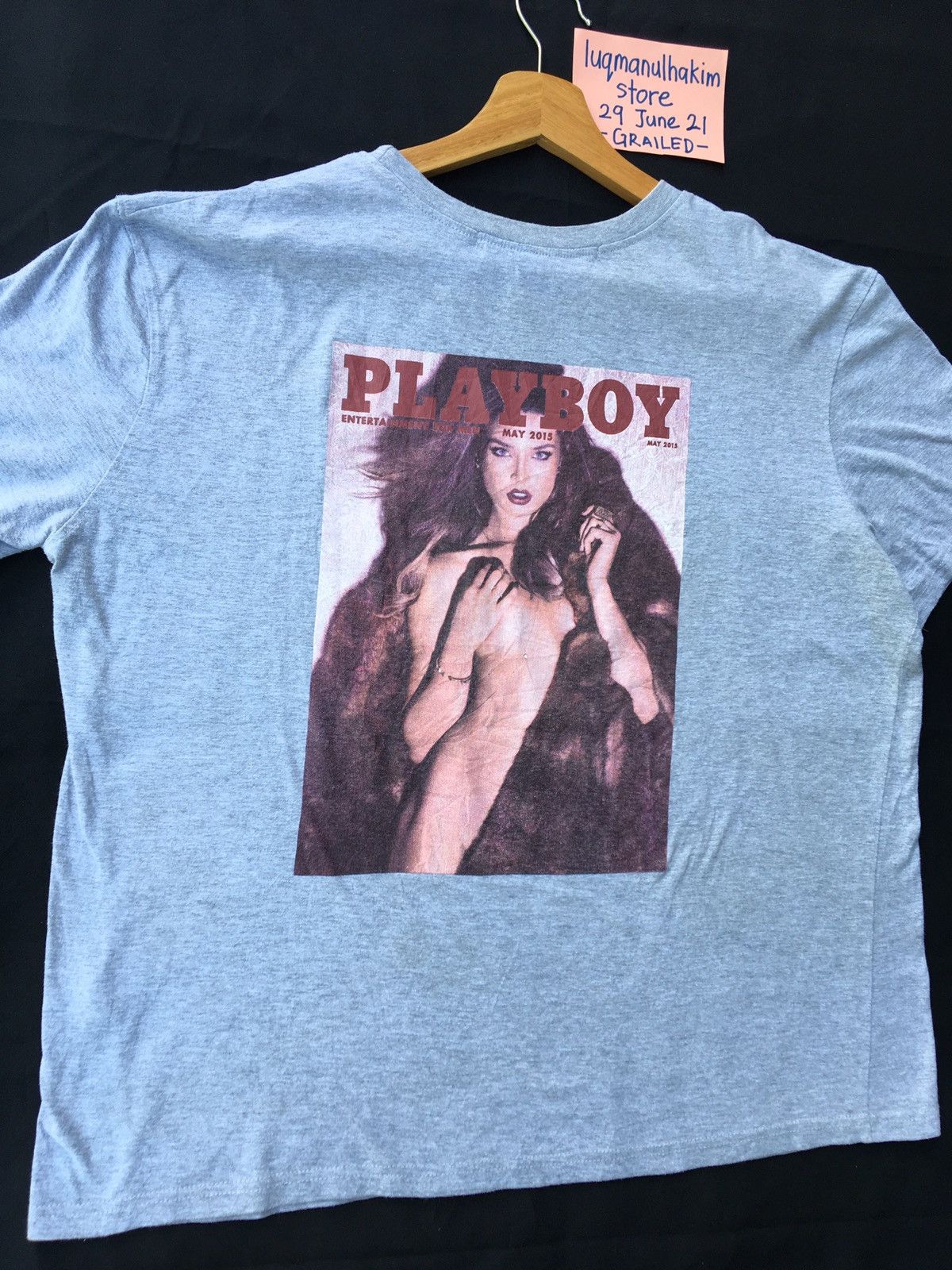 Playboy Vtg Playboy x Misguided Magazine Cover May2015 Print Tee Size US M / EU 48-50 / 2 - 5 Thumbnail
