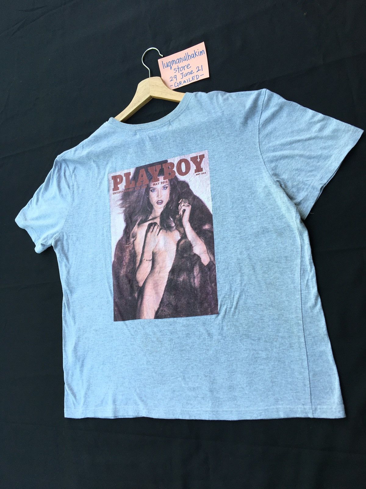 Playboy Vtg Playboy x Misguided Magazine Cover May2015 Print Tee Size US M / EU 48-50 / 2 - 4 Thumbnail