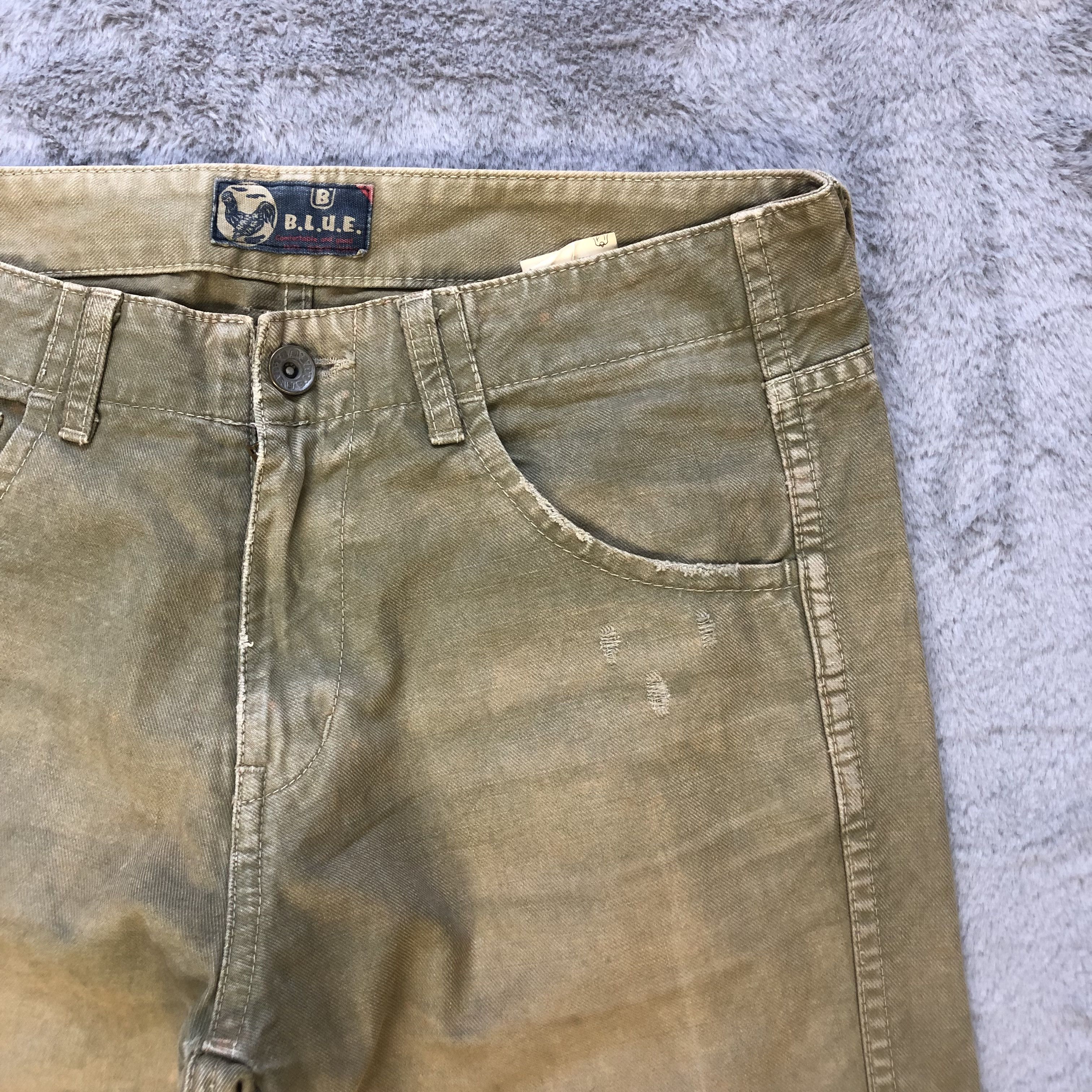 Japanese Brand BLUE MADE IN JAPAN 5 POCKET PANT #6663-78 Size US 31 - 4 Thumbnail