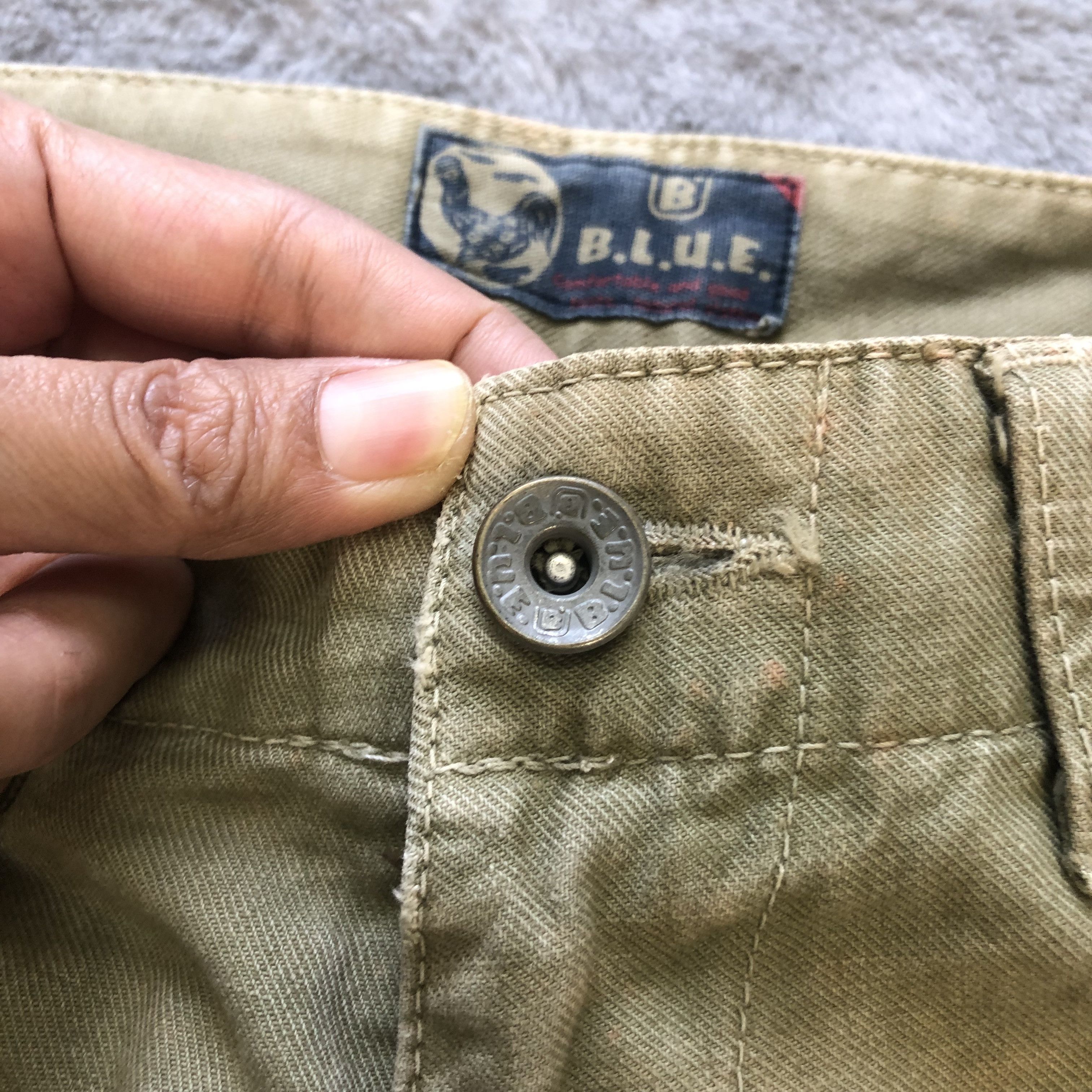Japanese Brand BLUE MADE IN JAPAN 5 POCKET PANT #6663-78 Size US 31 - 5 Thumbnail