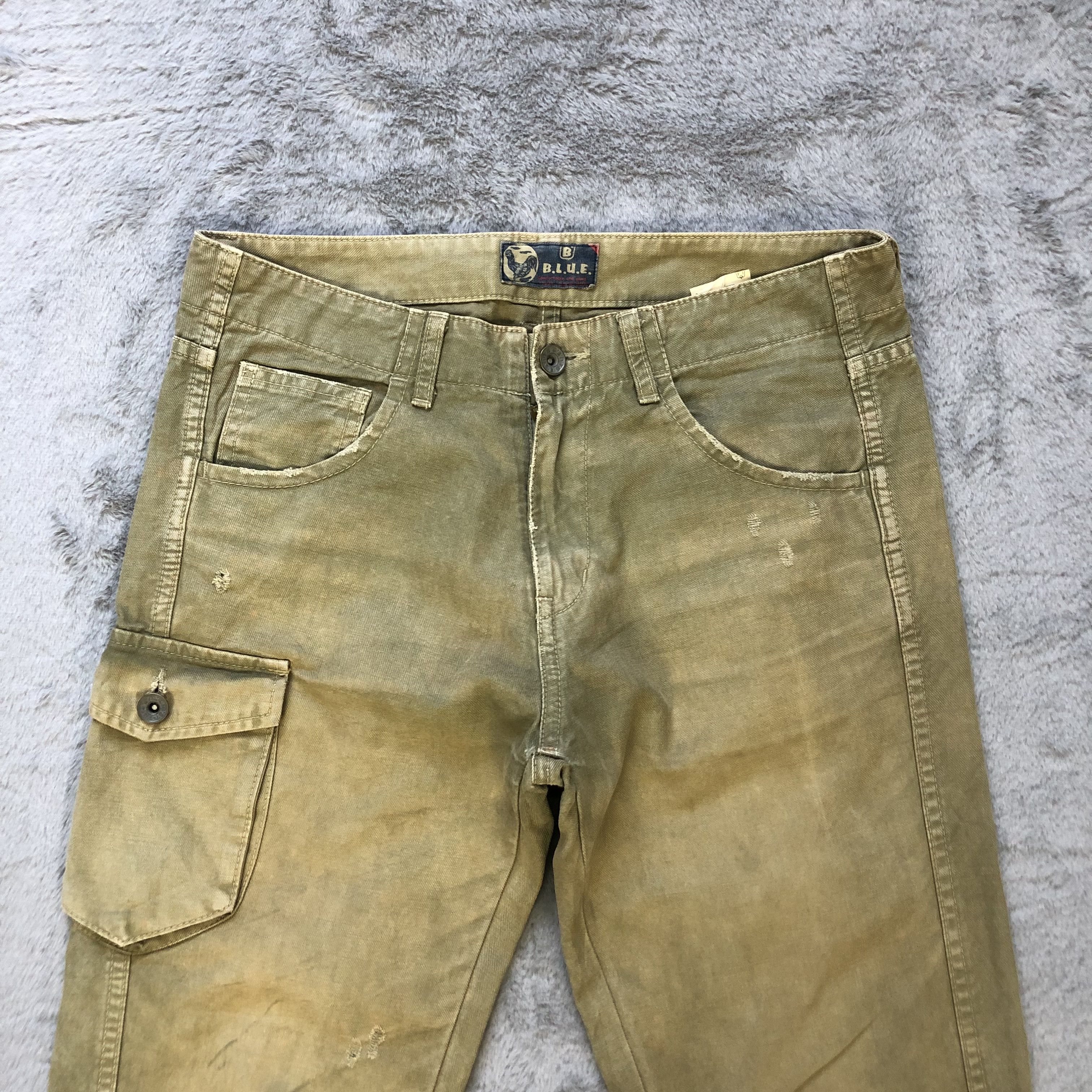 Japanese Brand BLUE MADE IN JAPAN 5 POCKET PANT #6663-78 Size US 31 - 2 Thumbnail
