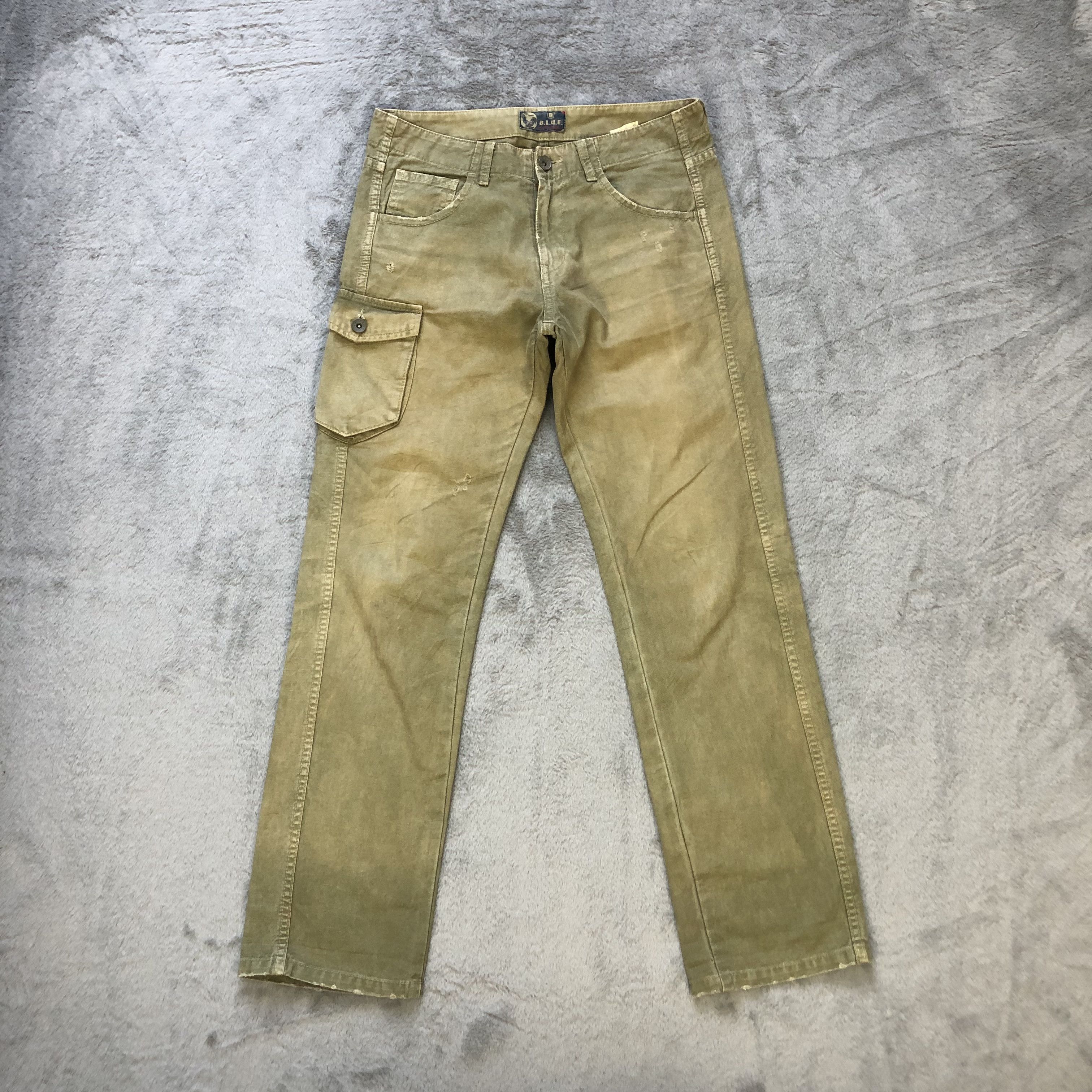 Japanese Brand BLUE MADE IN JAPAN 5 POCKET PANT #6663-78 Size US 31 - 1 Thumbnail