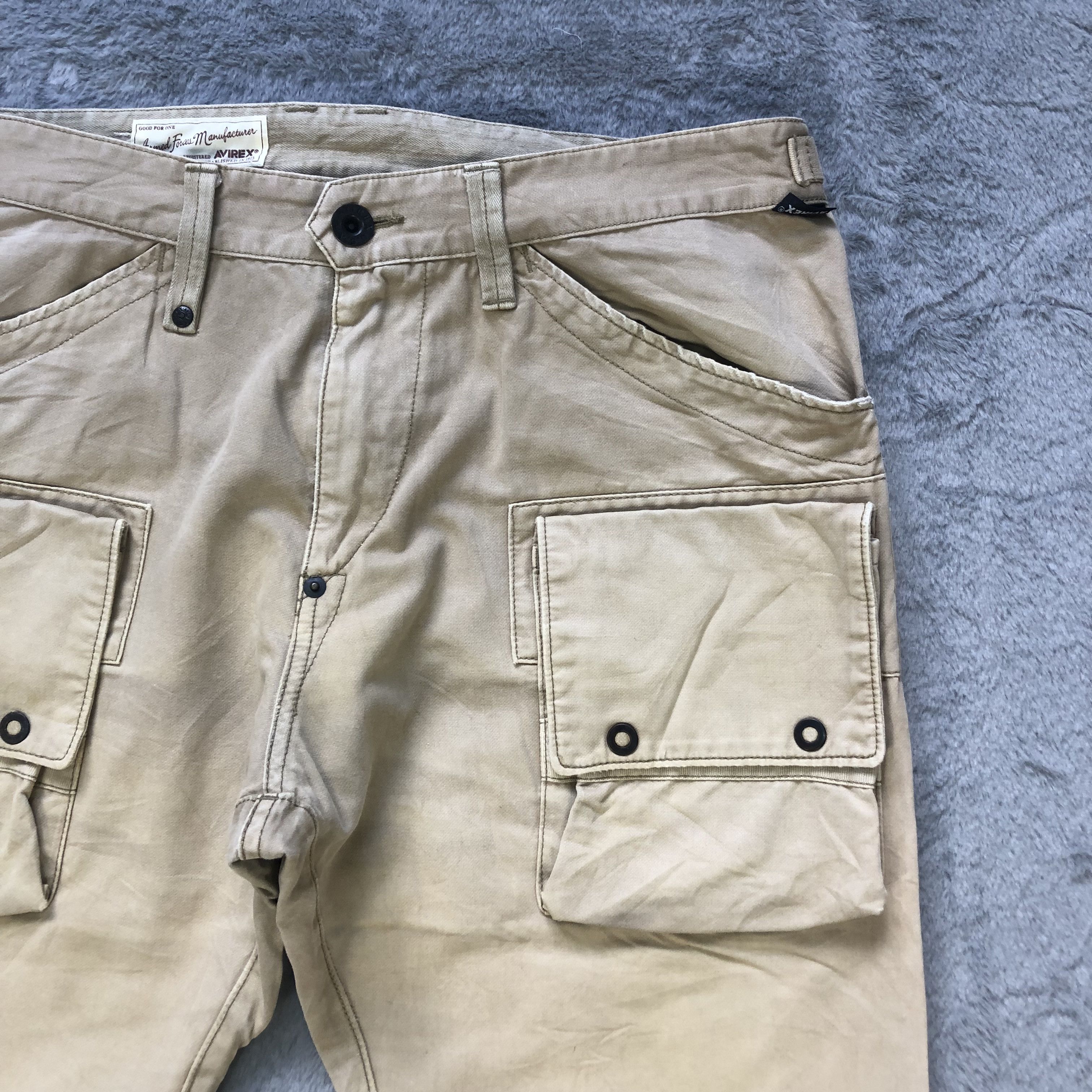 Avirex AVIREX ARMED FORCES NAVY MONKEY PANTS #6676-79 Size US 34 / EU 50 - 4 Thumbnail