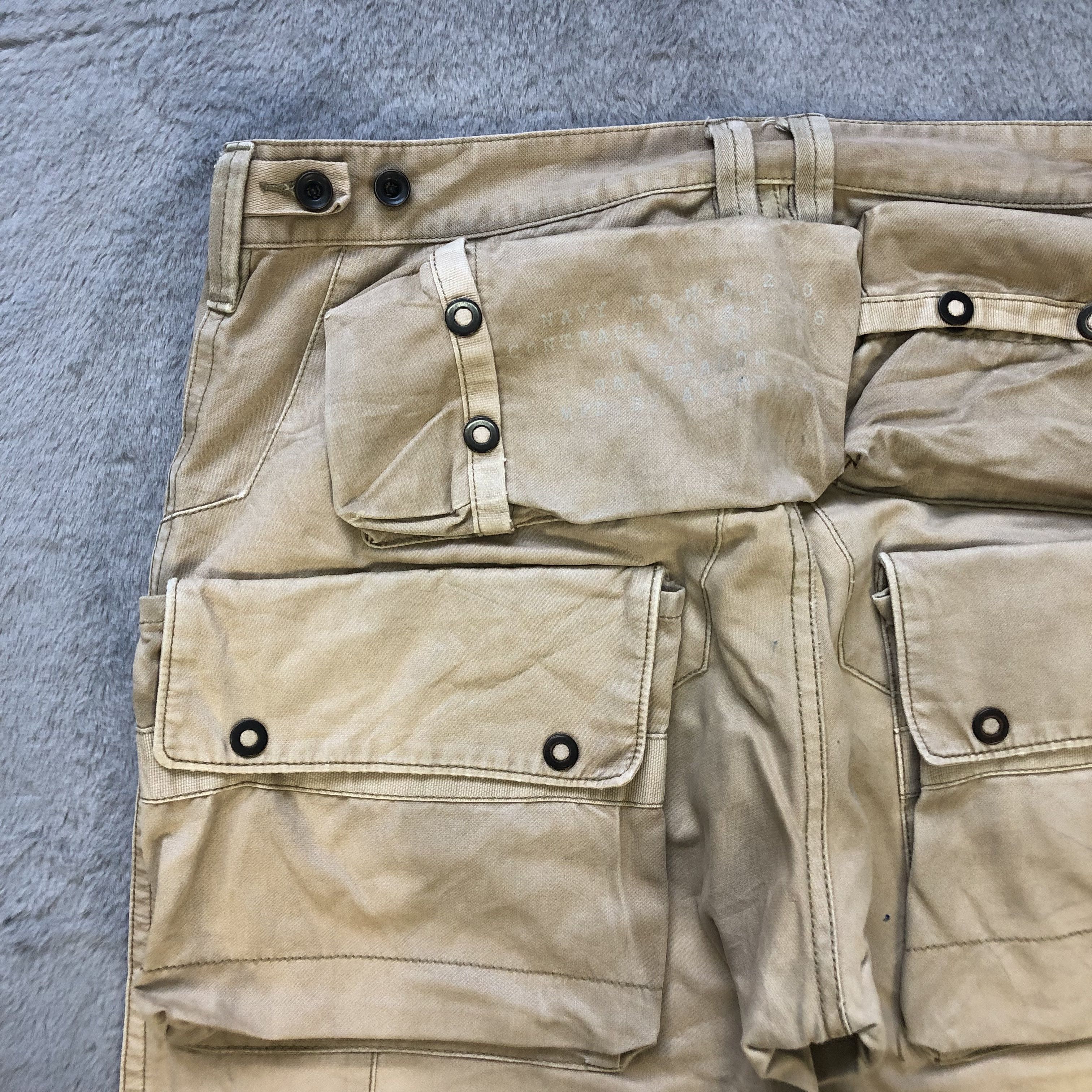 Avirex AVIREX ARMED FORCES NAVY MONKEY PANTS #6676-79 Size US 34 / EU 50 - 15 Thumbnail