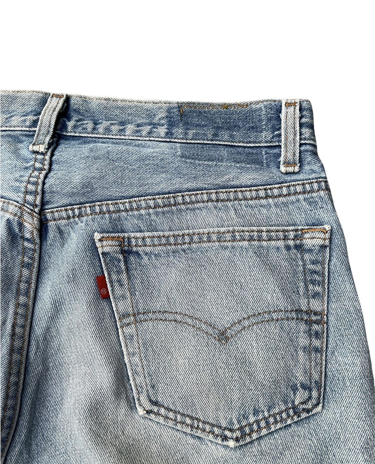 Levi's Vintage Levi’s 501 e 1991 Usa Aging Faded Distressed Denim Size US 33 - 14 Thumbnail