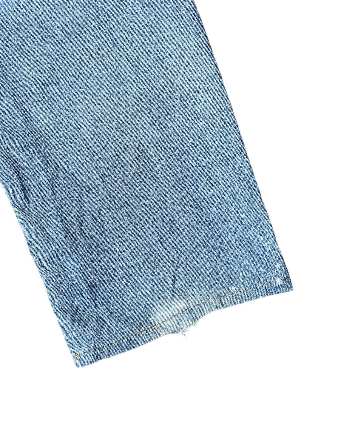Levi's Vintage Levi’s 501 e 1991 Usa Aging Faded Distressed Denim Size US 33 - 11 Thumbnail