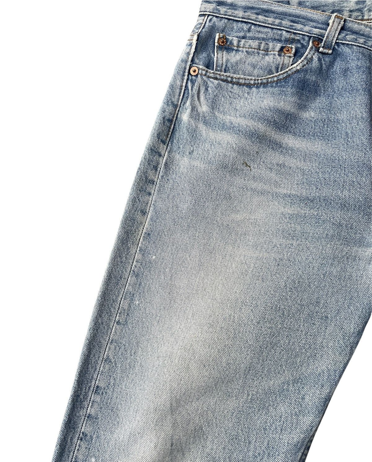 Levi's Vintage Levi’s 501 e 1991 Usa Aging Faded Distressed Denim Size US 33 - 7 Thumbnail