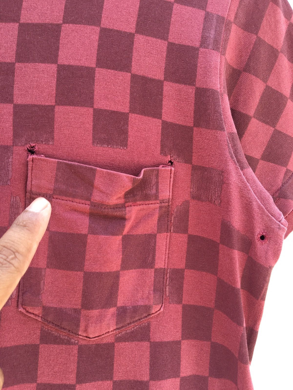 Number (N)ine Rare Number (N)ine Checkered Distressed T-Shirt Size US S / EU 44-46 / 1 - 12 Thumbnail