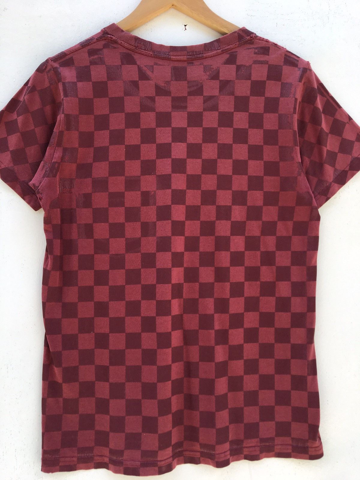 Number (N)ine Rare Number (N)ine Checkered Distressed T-Shirt Size US S / EU 44-46 / 1 - 16 Thumbnail