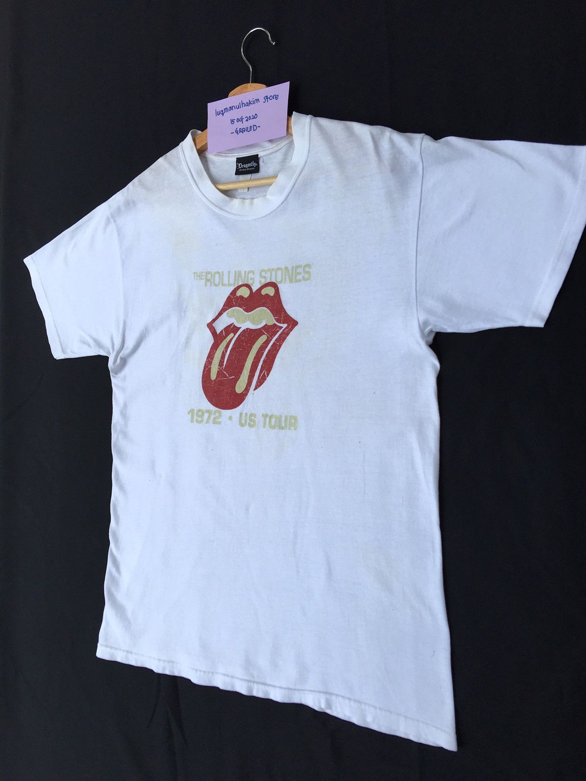 Band Tees Rare Vintage US Tour The Rolling Stones repro T shirt Size US S / EU 44-46 / 1 - 3 Thumbnail